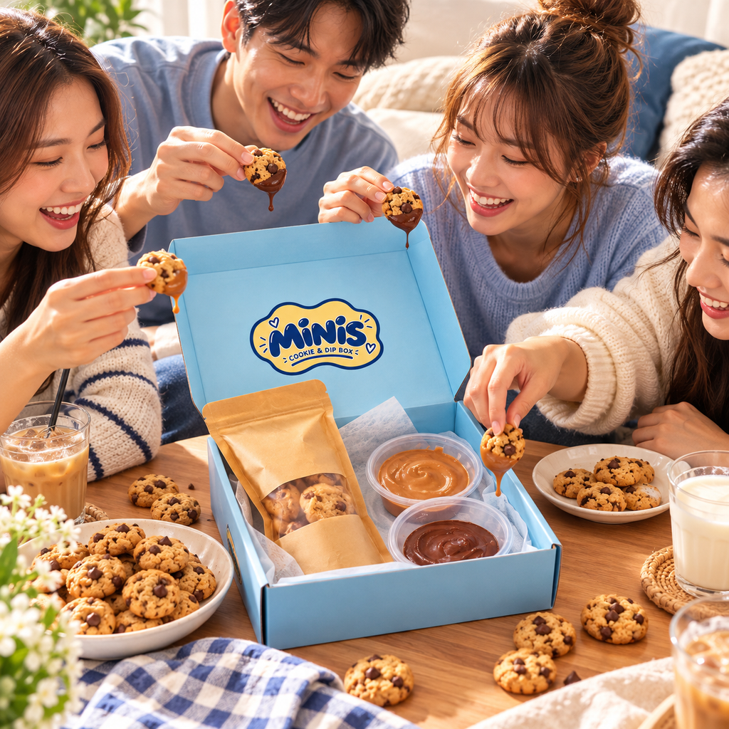 Madbakes Minis – Mini Chocolate Chip Cookies & Dip Box