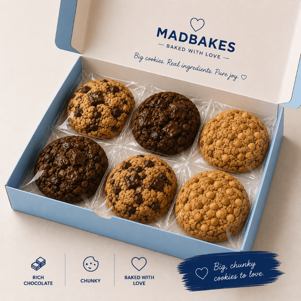 Chunky Cookies™ – Freshly Baked NYC-Style Cookies - Madbakes
